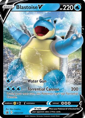 Blastoise V — Blastoise V Battle Deck card image