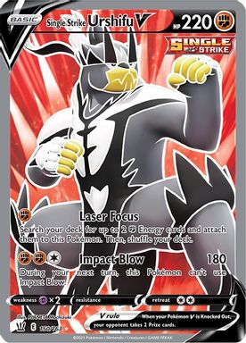 Single Strike Urshifu V — Full Art card image