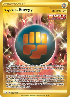 Single Strike Energy — Secret Full Art card image