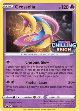 Cresselia-Holo — Prerelease card image