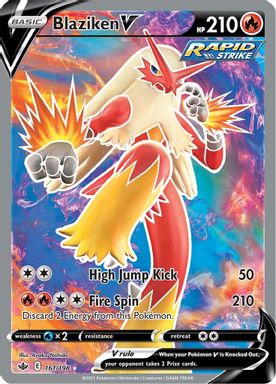Blaziken V — Full Art card image