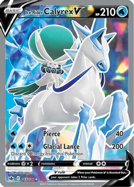 Ice Rider Calyrex V — Full Art card image