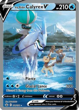 Ice Rider Calyrex V — Full Art card image