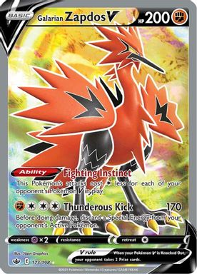 Galarian Zapdos V — Full Art card image