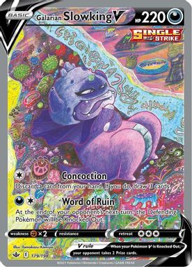 Galarian Slowking V — Full Art card image