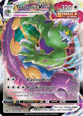 Tornadus Vmax — Full Art card image