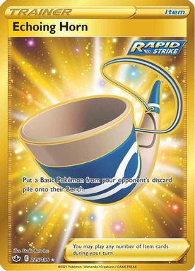 Echoing Horn — Secret Full Art card image