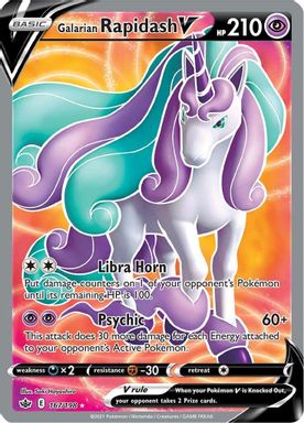 Galarian Rapidash V — Full Art card image