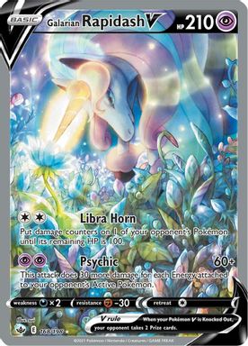Galarian Rapidash V — Full Art card image