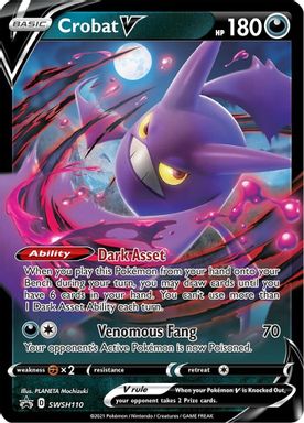 Crobat V — Trainer's Toolkit 2021 card image