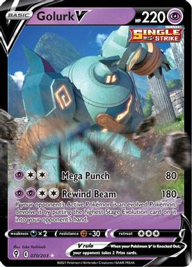 Golurk V card image