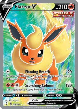 Flareon V — Full Art card image