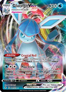 Glaceon Vmax — Full Art card image