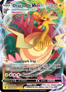 Dracozolt Vmax — Full Art card image