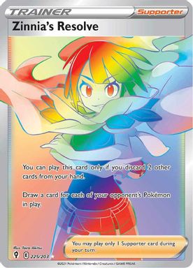 Zinnia's Resolve — Secret Full Art card image