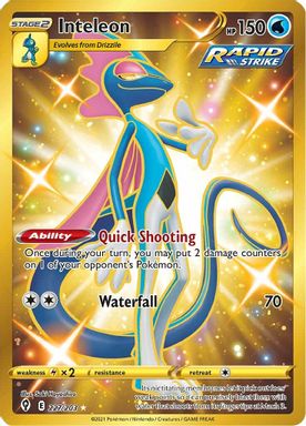 Inteleon — Secret Full Art card image