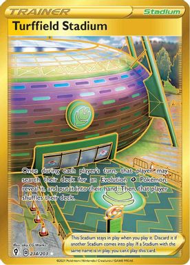 Turffield Stadium — Secret Full Art card image