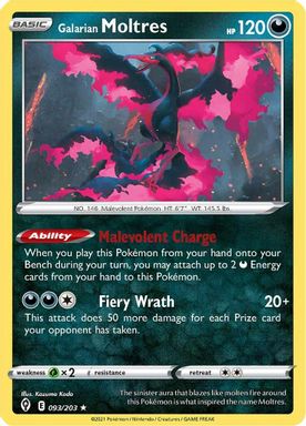 Galarian Moltres-Holo card image