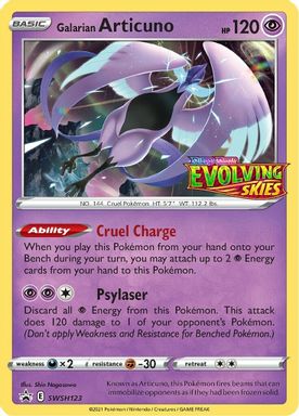 Galarian Articuno-Holo — Prerelease card image