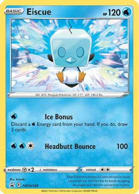 Eiscue-Holo — Evolving Skies Three Pack Blisters card image
