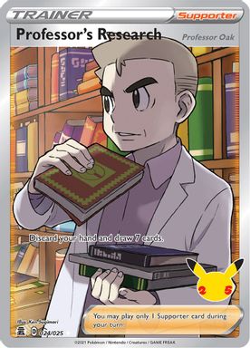 Professor's Research — Full Art card image
