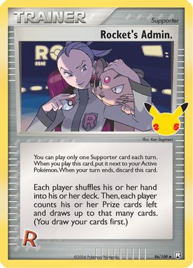 Rocket's Admin-Holo card image