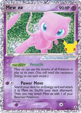 Mew EX-Holo card image
