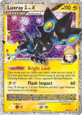 Luxray GL LV.X-Holo card image
