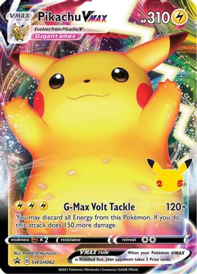 Pikachu Vmax — Pikachu Vmax Box Full Art card image