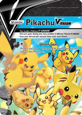 Pikachu V-Union — Celebrations Collection card image