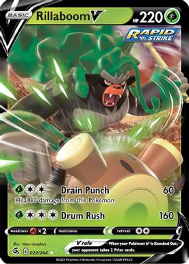Rillaboom V card image