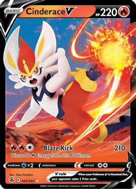 Cinderace V card image