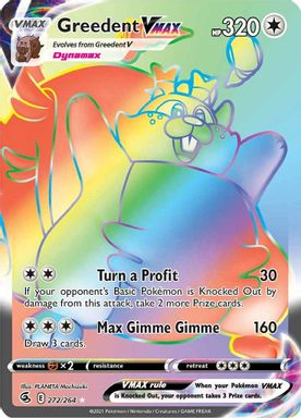 Greedent Vmax — Secret Full Art card image