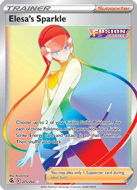 Elesa's Sparkle — Secret Full Art card image