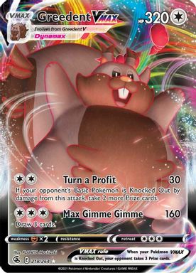 Greedent Vmax — Full Art card image