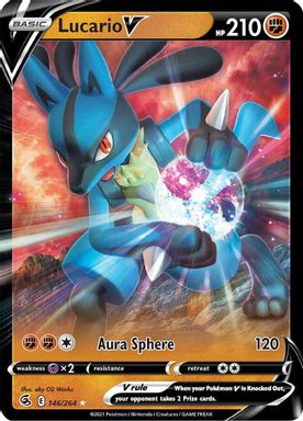Lucario V card image