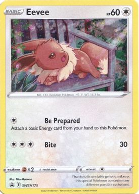Eevee-Holo — Fusion Strike Three Pack Blisters card image