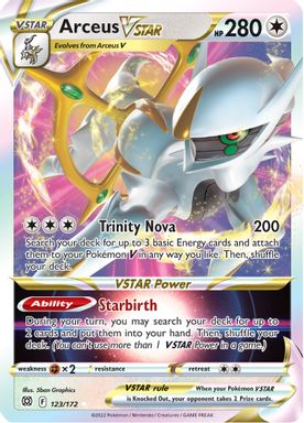 Arceus Vstar card image