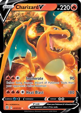 Charizard V card image