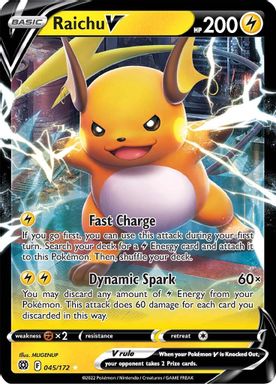 Raichu V card image
