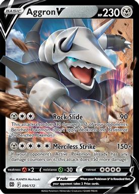 Aggron V card image