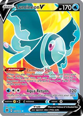 Lumineon V — Full Art card image