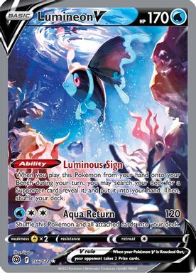 Lumineon V — Full Art card image