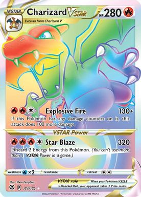 Charizard Vstar — Secret Full Art card image