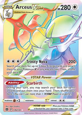 Arceus Vstar — Secret Full Art card image