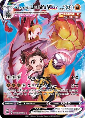Single Strike Urshifu Vmax — Full Art card image