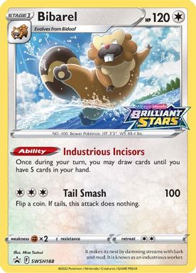 Bibarel-Holo — Prerelease card image