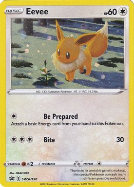 Eevee-Holo — Brilliant Stars Single Pack Blisters card image