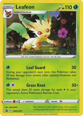 Leafeon-Holo — Brilliant Stars Three Pack Blisters card image