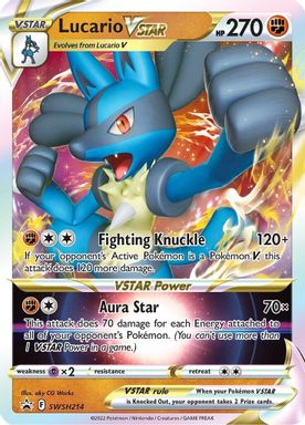 Lucario Vstar — Lucario Vstar Premium Collection card image